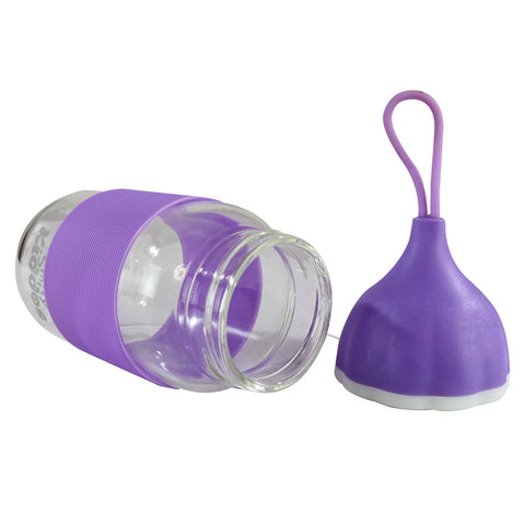 Image of Smily Kiddos Glass bottles for Kids Purple
