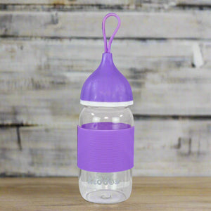 Smily Kiddos Glass bottles for Kids Purple