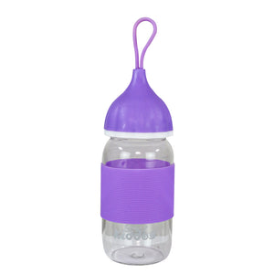 Smily Kiddos Glass bottles for Kids Purple