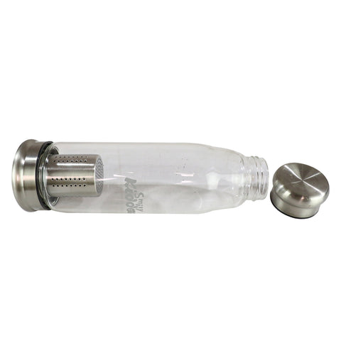 Image of Smily Kiddos Glass bottles with Removable Stainless Steel Infuser