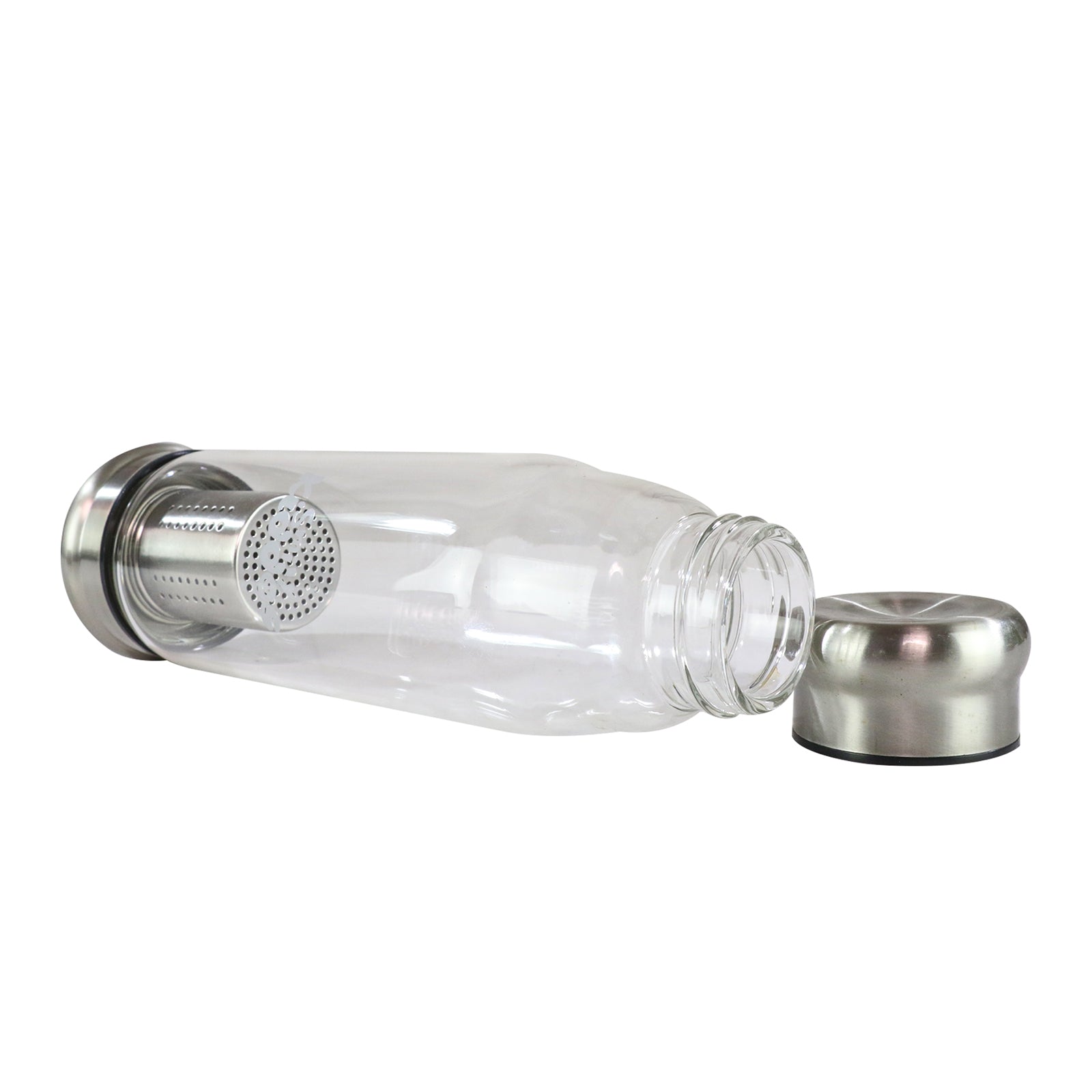 Smily Kiddos Glass bottles with Removable Stainless Steel Infuser