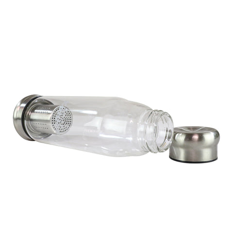 Image of Smily Kiddos Glass bottles with Removable Stainless Steel Infuser