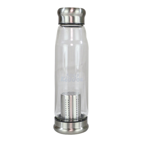 Image of Smily Kiddos Glass bottles with Removable Stainless Steel Infuser