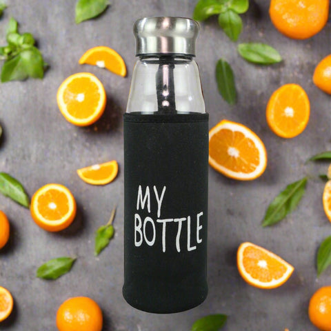 Image of Smily Kiddos Glass bottles with Removable Stainless Steel Infuser