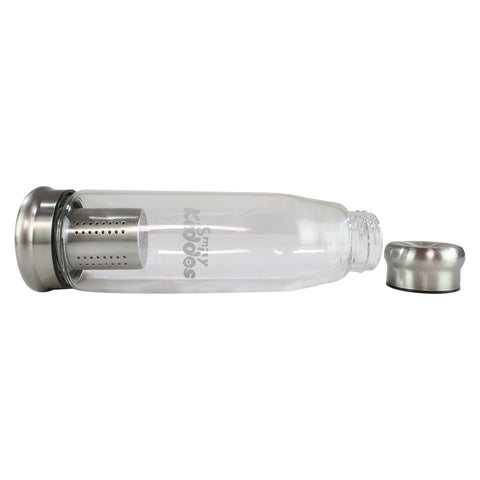 Image of Smily Kiddos Glass bottles with Removable Stainless Steel Infuser