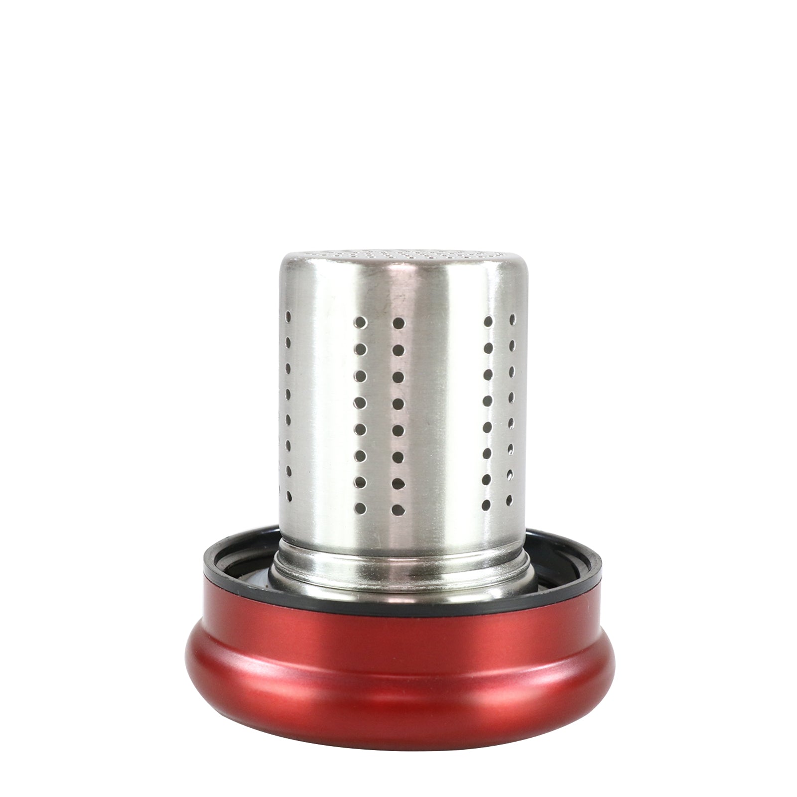 Smily Kiddos Glass bottles with Removable Stainless Steel Infuser Red