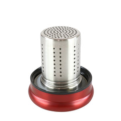 Smily Kiddos Glass bottles with Removable Stainless Steel Infuser Red