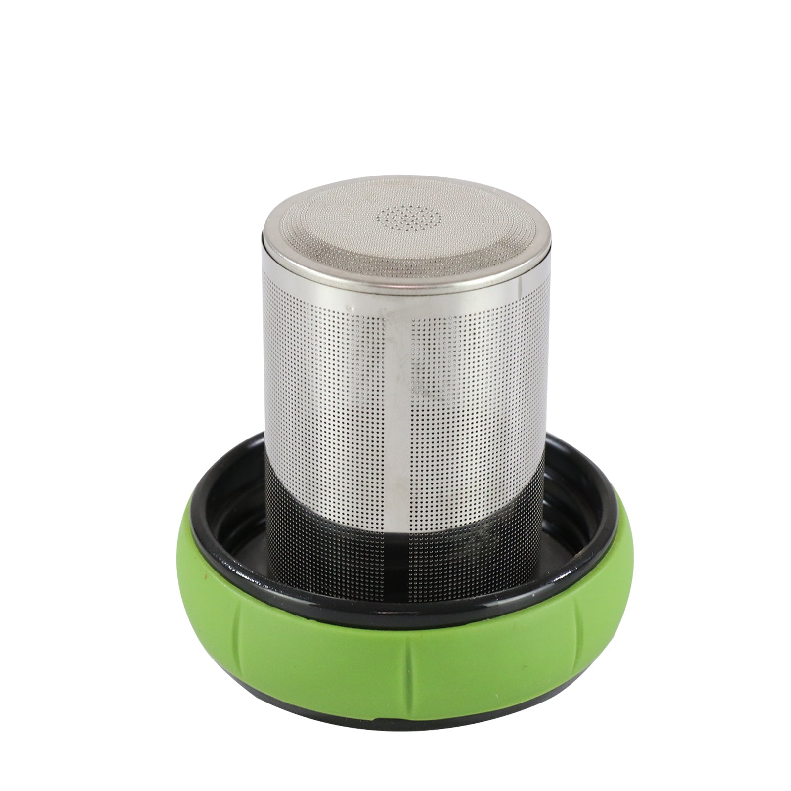 Smily Kiddos Glass bottles with Removable Stainless Steel Infuser Green