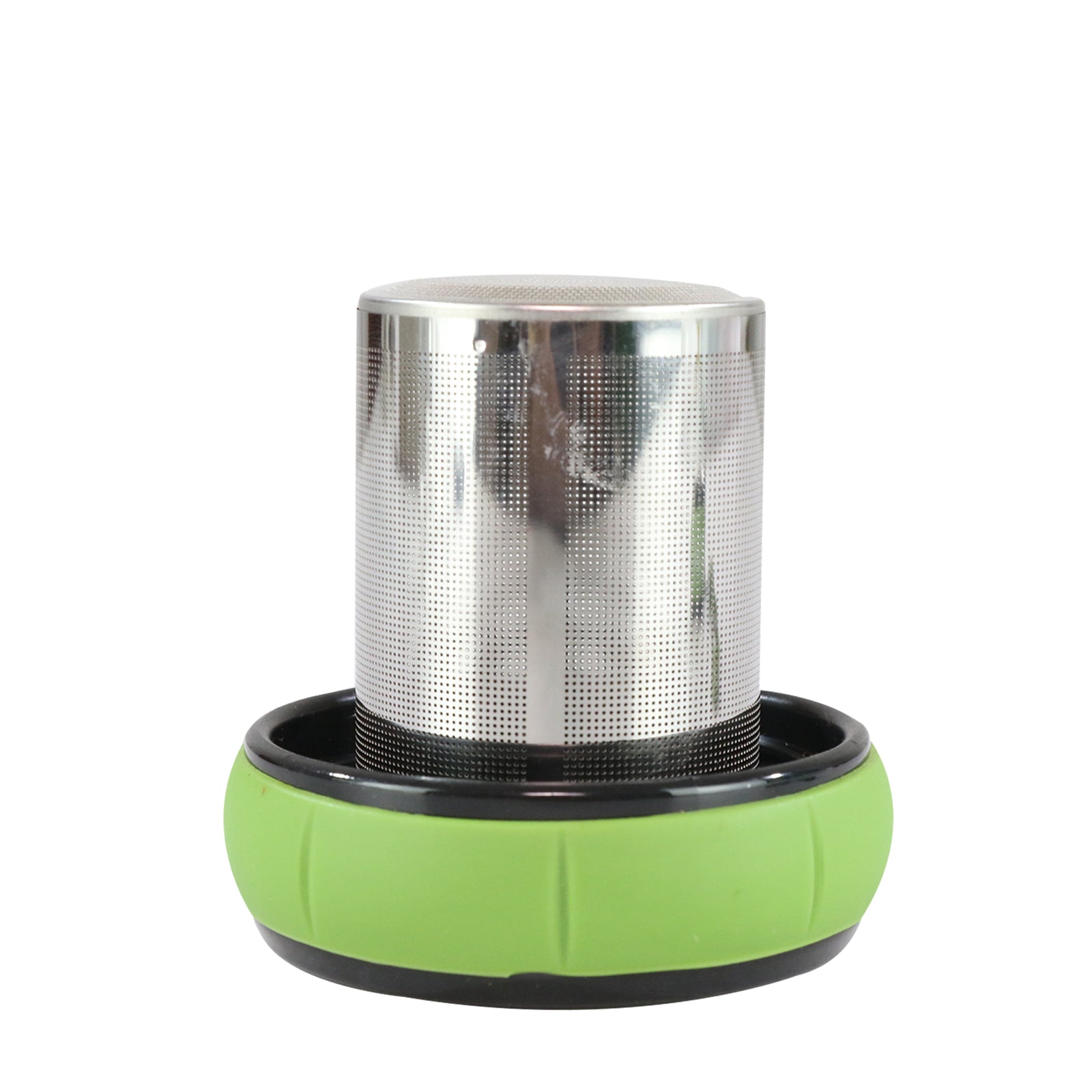 Smily Kiddos Glass bottles with Removable Stainless Steel Infuser Green
