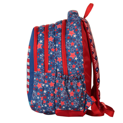 Image of Smily kiddos American Hero Blue Backpack