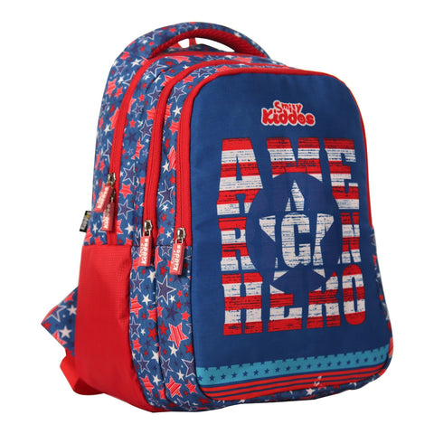 Image of Smily kiddos American Hero Blue Backpack