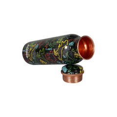 Smily Kiddos Sparkle Dare Dino Copper Water Bottle