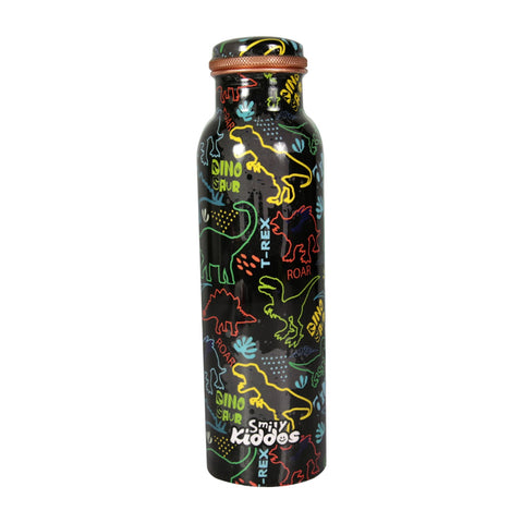 Image of Smily Kiddos Sparkle Dare Dino Copper Water Bottle