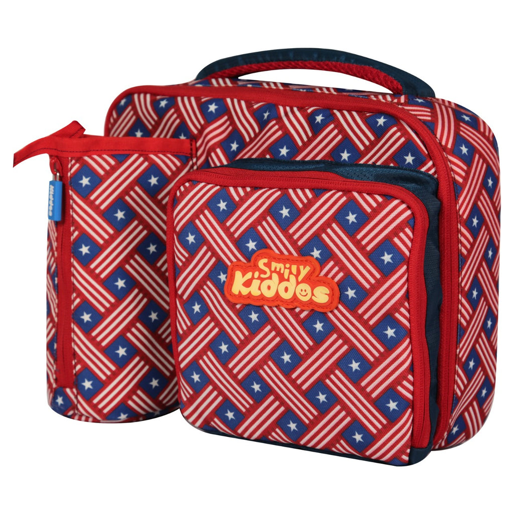 Smily Multi Compartment Lunch Bag American Hero Theme