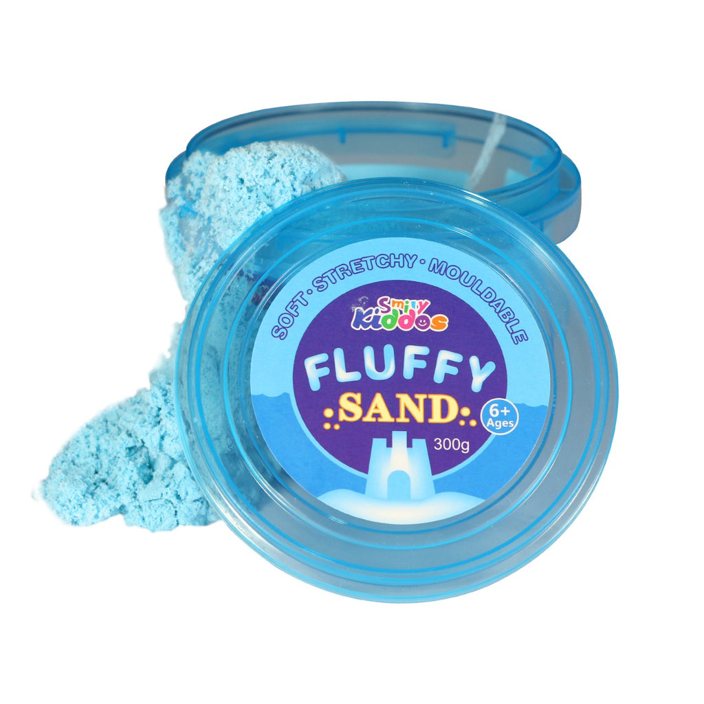 Smily Kiddos Fluffy Kinetic Sand Blue