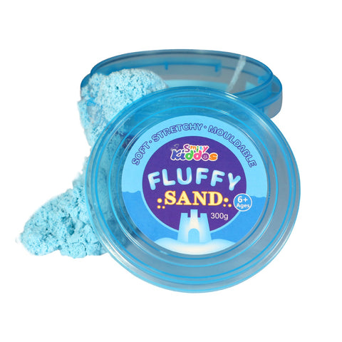 Image of Smily Kiddos Fluffy Kinetic Sand Blue