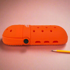 Smily Kiddos Silicone Shoe Pencil Case - Orange