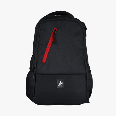 Image of Mike Unisex Laptop Backpack-Black & Red