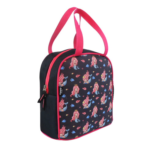 Image of Smily kiddos joy lunch bag-Mermaid Theme - Violet
