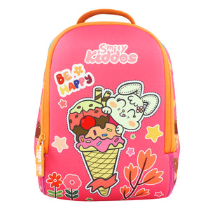 Smily Kiddos Preschool Backpack Ice Cream Theme Pink