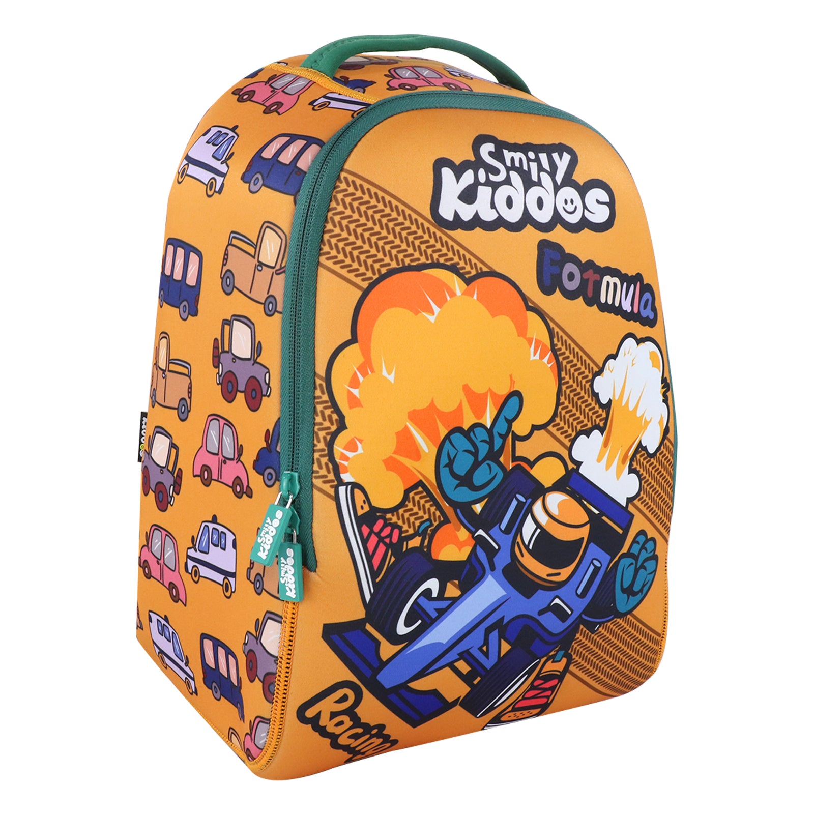 Smily Kiddos Junior Backpack Racing Theme