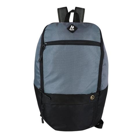 Image of Mike Bags 17 Ltrs  Maxim Backpack -Grey with Black Zip