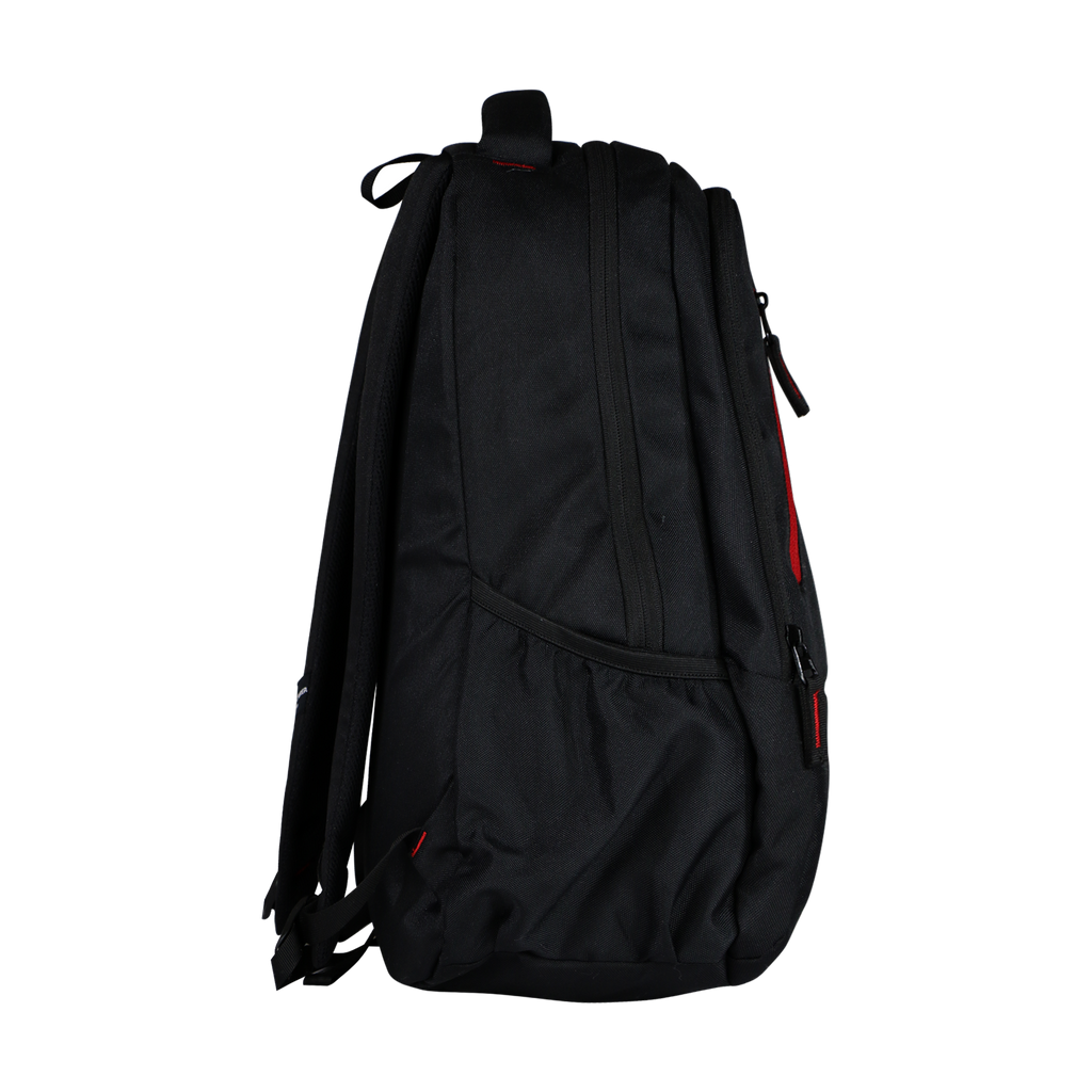Mike Unisex Laptop Backpack-Black & Red
