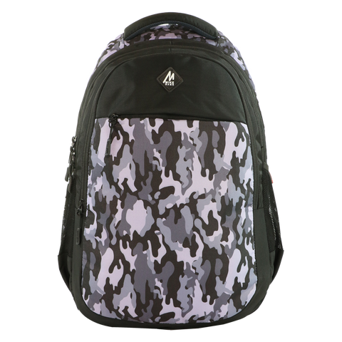 Mike Bags Juno School Backpack - grey