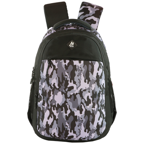 Mike Bags Juno School Backpack - grey