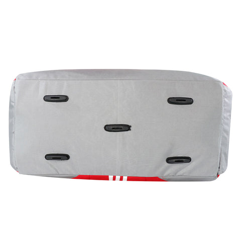 Image of Mike Bags Delta Duffle Bag- Red & Grey