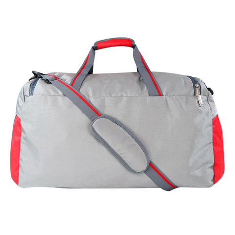 Mike Bags Delta Duffle Bag- Red & Grey