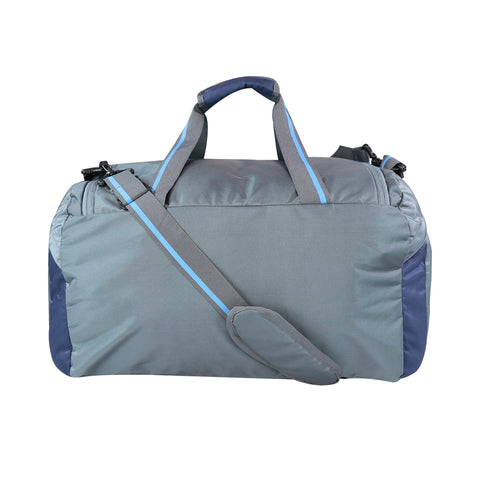 Image of Mike Bags Delta Duffle Bag- Blue & Grey