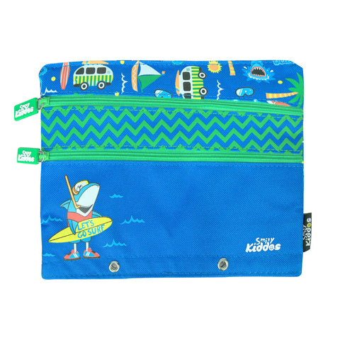 Image of Smily Kiddos Fancy A5 Pencil Case Blue