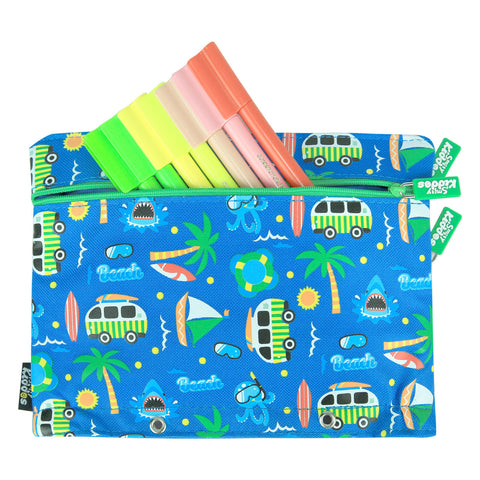 Image of Fancy A5 Pencil Case Blue