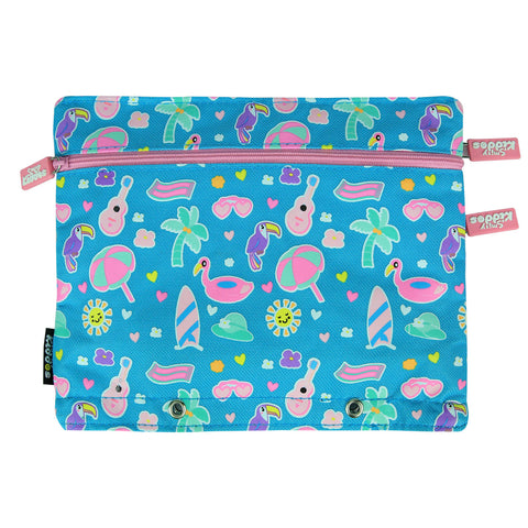 Image of Fancy A5 Pencil Case Light Blue