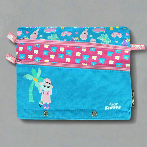 Image of Smily Kiddos Fancy A5 Pencil Case Light Blue