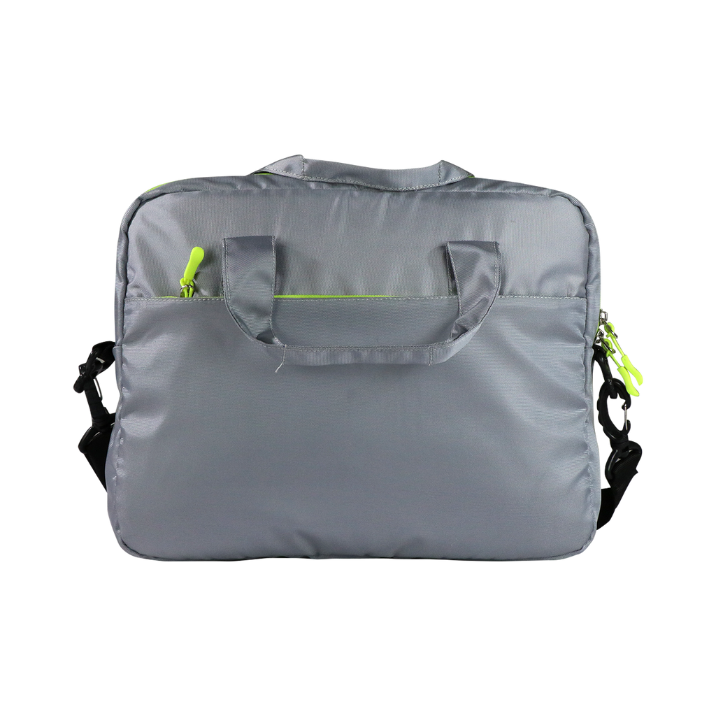 Mike City Messenger Bag Silver-16 Inches