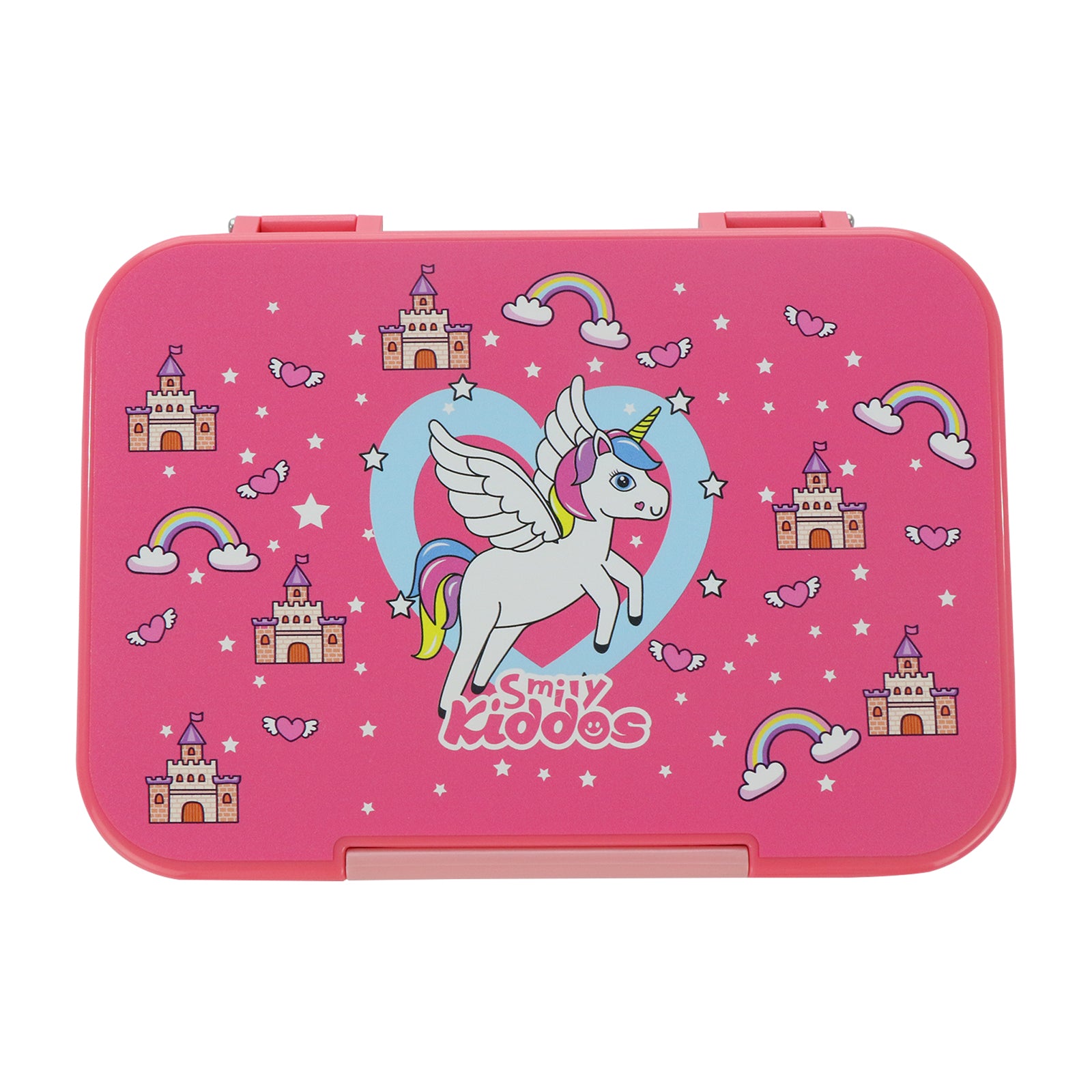 Smily Kiddos Bento lunch box - Unicorn Theme Pink