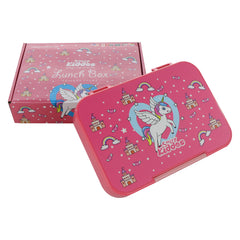 Smily Kiddos Bento lunch box - Unicorn Theme Pink