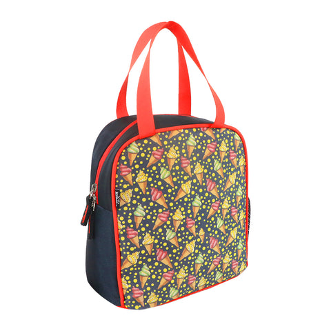 Image of Smily kiddos joy lunch bag- Ice cream theme - Multicolor