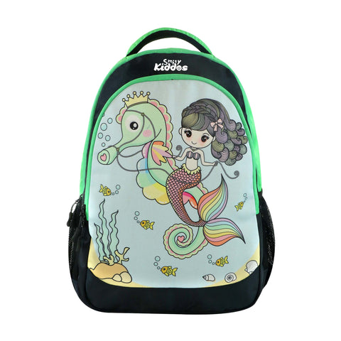 Image of Smily Kiddos Junior Mermaid Theme School Backpack