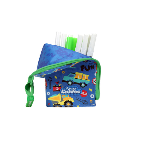 Image of Smily Pen Holder Case Blue