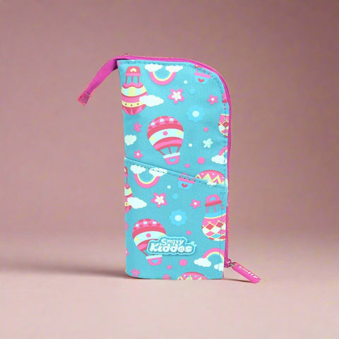 Image of Smily Pen Holder Case Light Blue