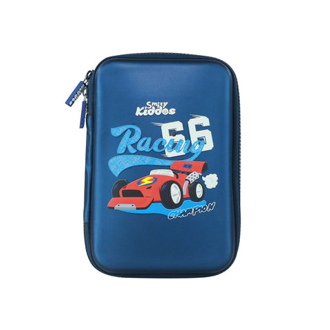 Image of Smily kiddos Single Compartment Race Car - Navy Blue