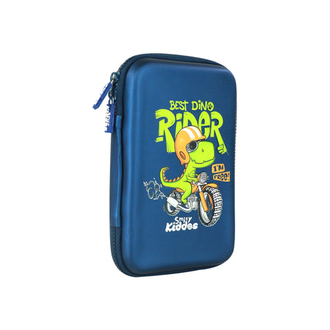 Image of Smily kiddos Single Compartment Rider Dino - Navy Blue