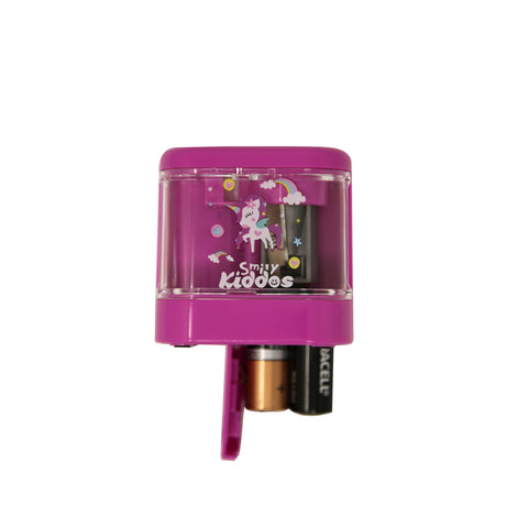 Smily Mini Electric Sharpener Purple