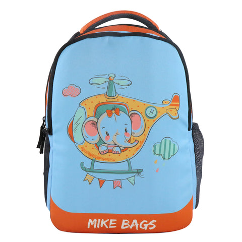 Image of Mike 13 ltrs pre school Backpack for Unisex kids Elephant and Rabbit Theme