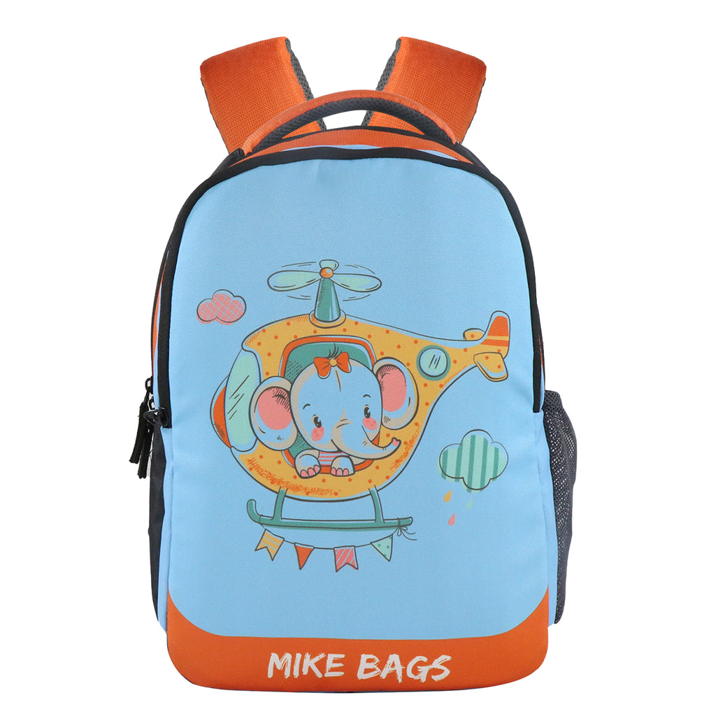 Mike pre school Backpack  Flying Elephant Sky Blue