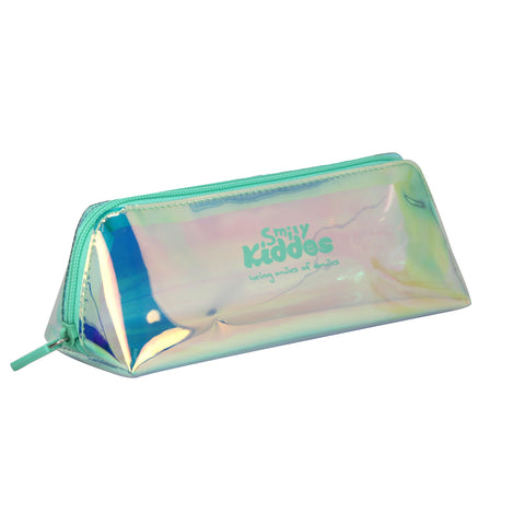 Image of Smily Holograph Pencil Pouch Blue