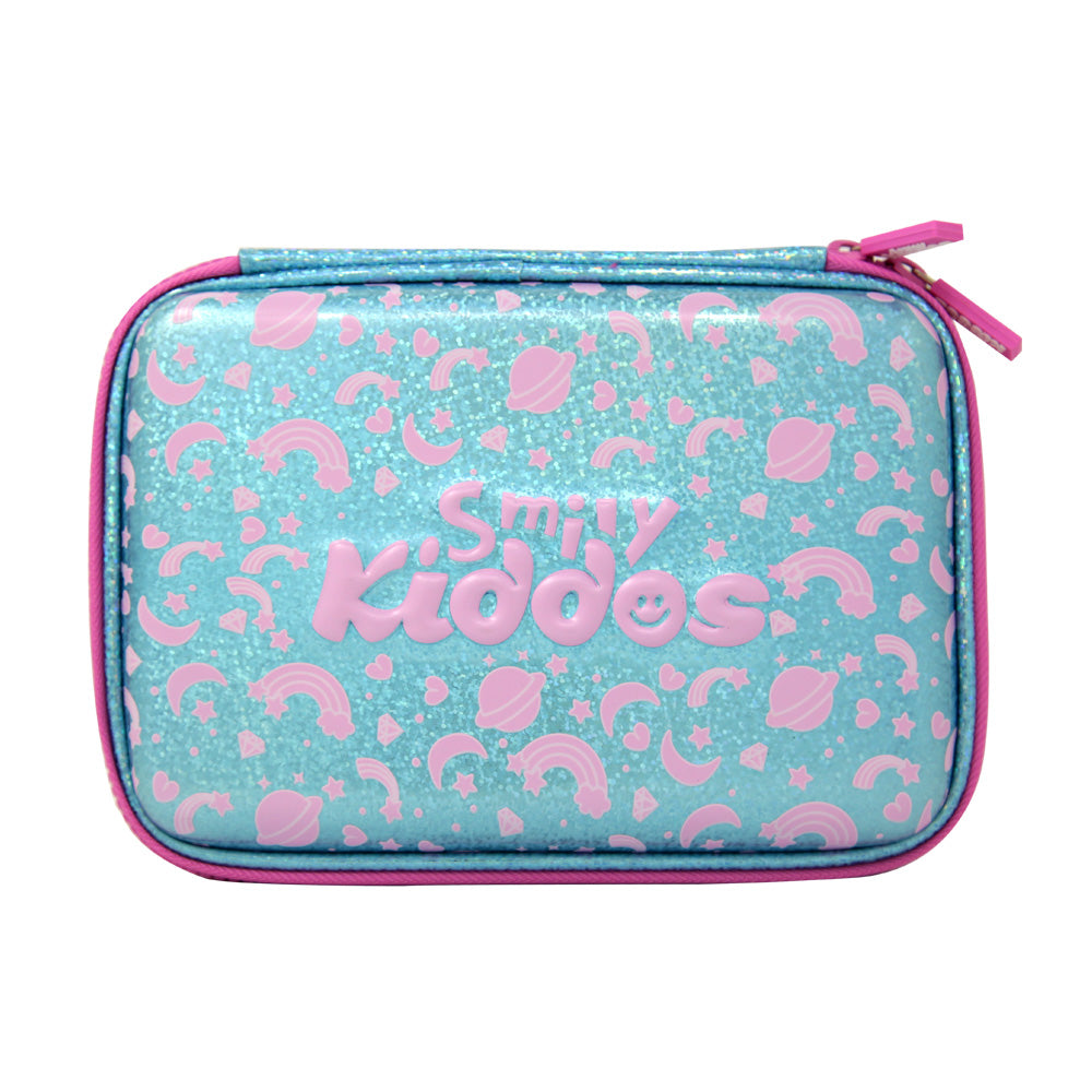 Smily Kiddos Bling Pencil Case Light Blue